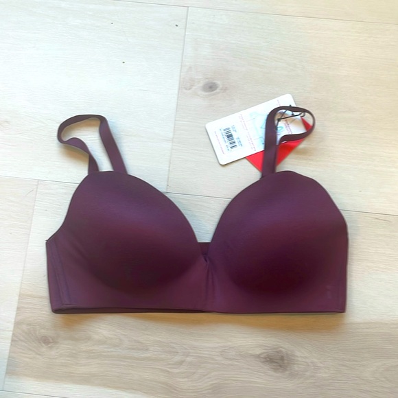 Tommy John Burgundy Bra - Picture 1 of 3